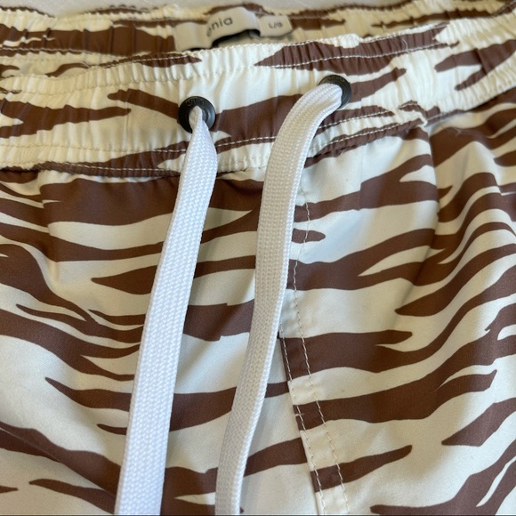 ONIA Swimwear ONIA swim Trucks ZEBRA Swim Shorts Trunks toasted coconut L - Picture 14 of 16